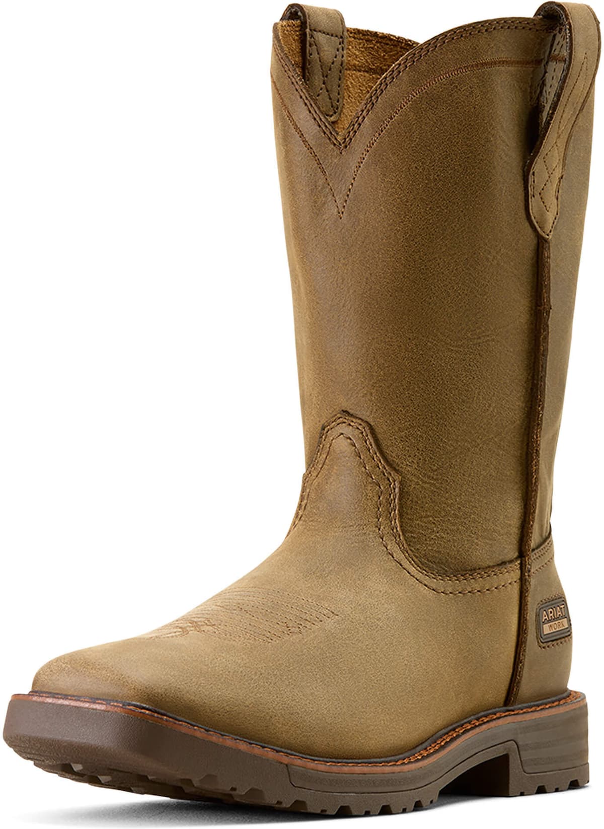 Men's Activator Wide Square Toe Work Boots in Brown Bomber, Size: 9.5 D / Medium by Ariat