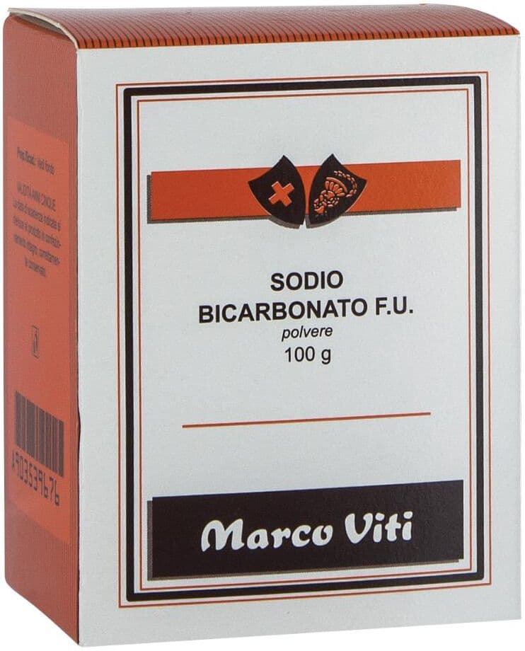 Marco viti farmaceutici spa SODIO BICARBONATO FU 100G AST