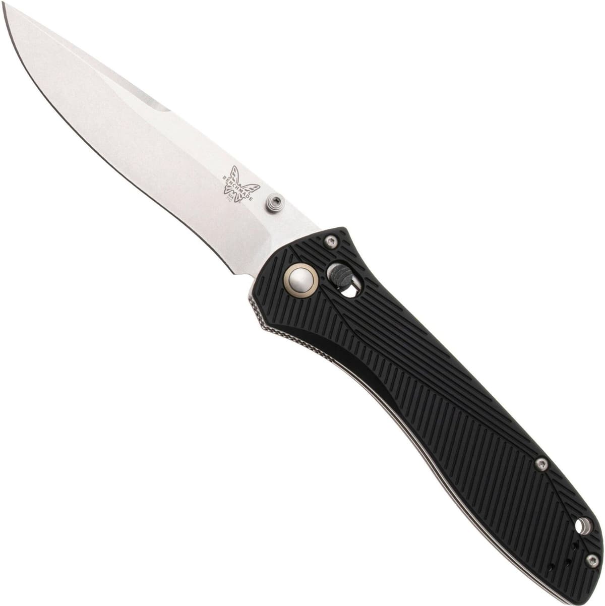 Benchmade 710-25 Stonewashed Böhler M30, Black Aluminum, coltello da tasca