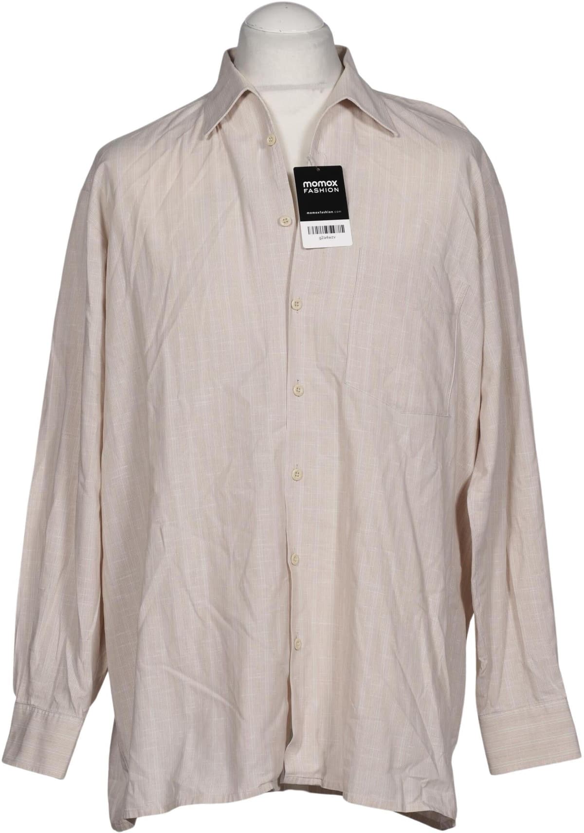 Walbusch Herren Hemd, Beige, Gr. 40, Baumwolle - Second Hand