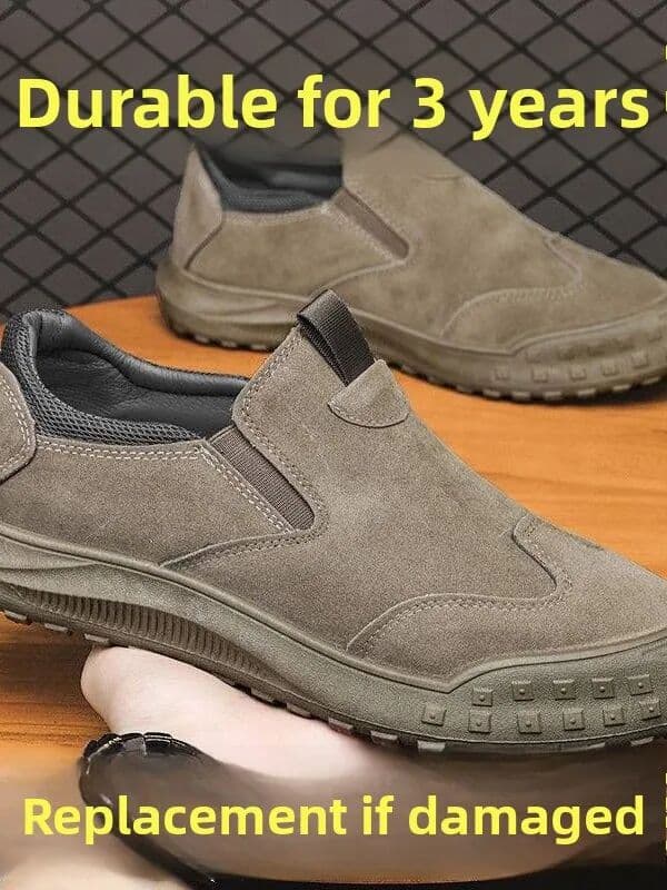 others Men's Work Shoes Casual Slip-On Construction Site Wear-Resistant Anti-Slip Lightweight Sports Shoes Comfortable All-Season