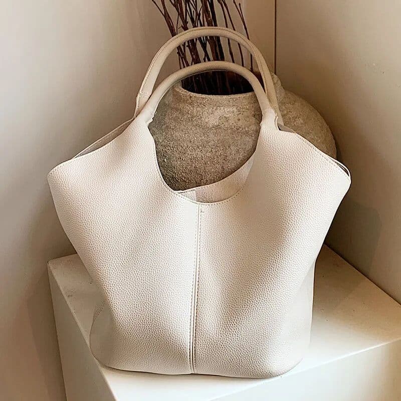 others Large Capacity Casual Commuter Tote Bag Women's 2026  Handbag Shoulder Bag Soft PU Leather Magnetic Buckle Closure
