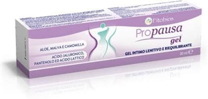 Fitobios ProPausa - Gel intimo idratante e lenitivo per la secchezza vaginale, 30 ml