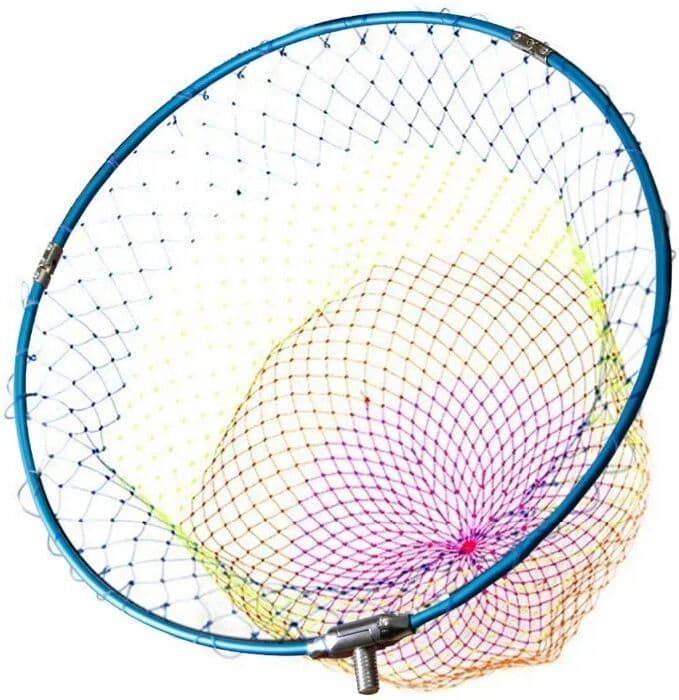 SANLIKE 12mm Screw Adapter Aluminum Alloy Folding Fishing Net Frame Wear-resistant Nylon Net Fishing Accessories