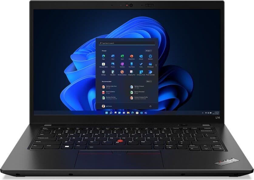 Lenovo ThinkPad L14 G3   i5-1245U   14"   32 GB   2 TB SSD   Bakgrundsbelyst tangentbord   Win 11 Pro   US
