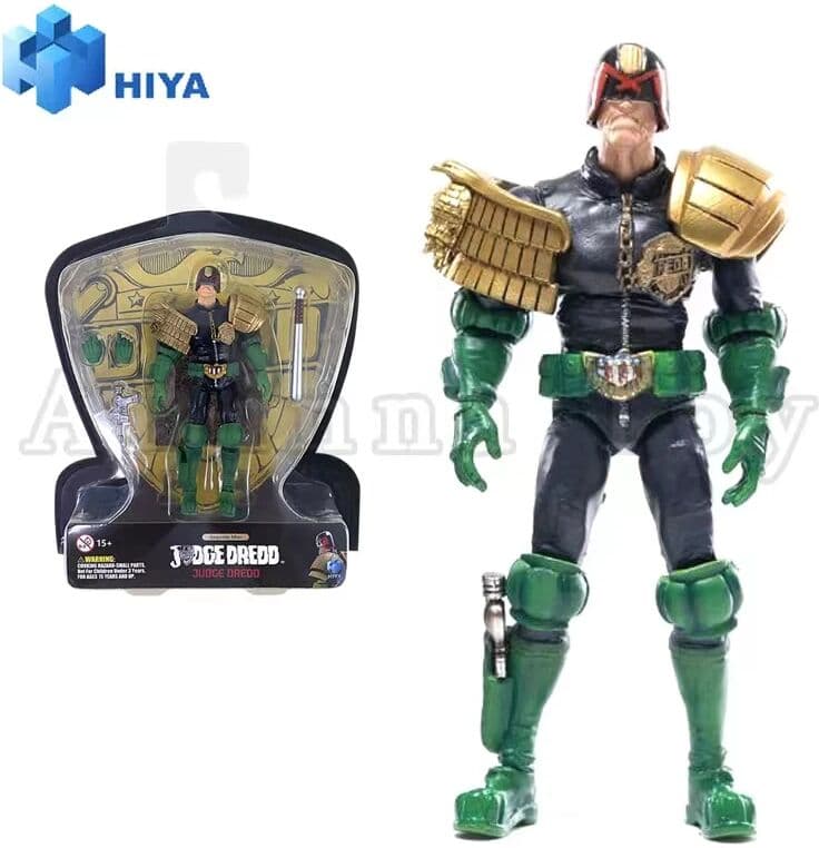 HIYA 1/18 4inch Action Figure Exquisite Mini Series Judge Dredd Anime For Gift