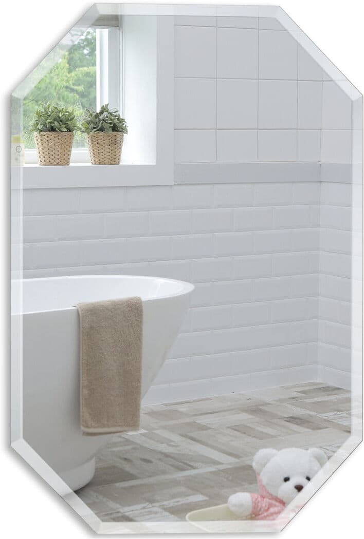 Metro Seeber Octagon Vanity Mirror 50cm x 40cm