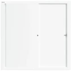 Schiebetürenschrank ECO | H 1181 x B 1200 mm - 696 verkehrsweiß