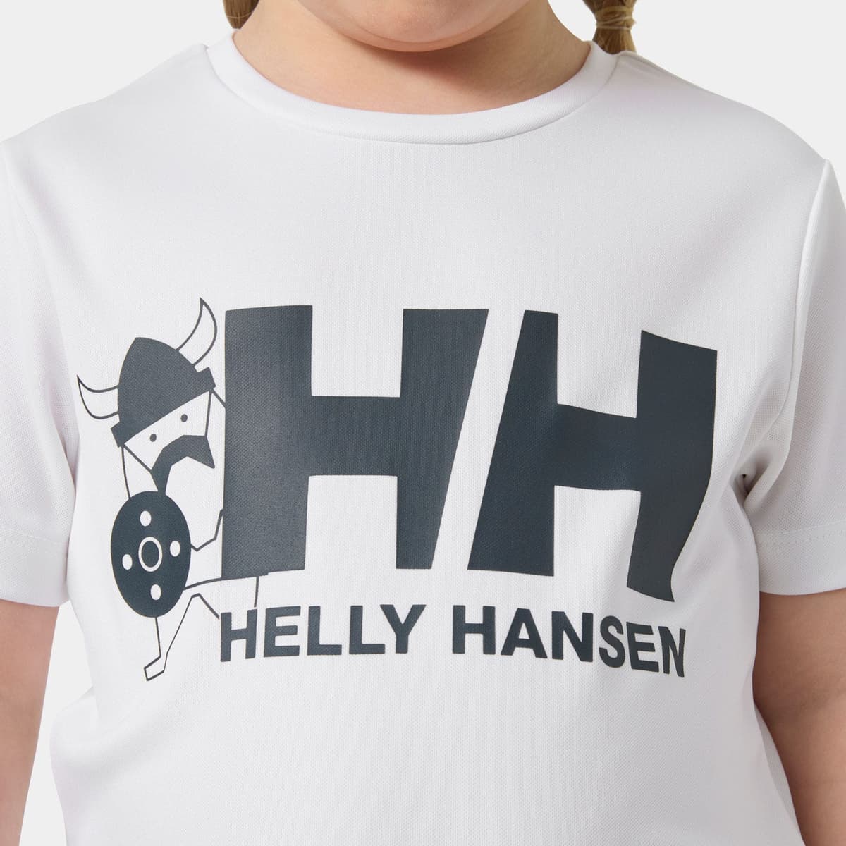 Helly Hansen Kids' Tech Graphic T-shirt - White/Cream - 2