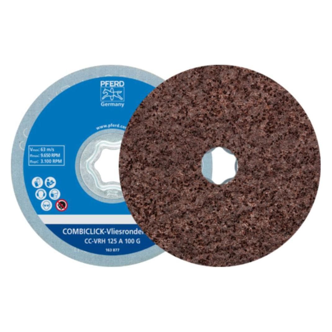 Pferd COMBICLICK harte Vliesronde 125 mm (100) (44498026)