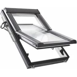 Roto R68_ 094/118 K200AR2 Größe 094/118, Kunststoff weiß, 2fach Comfort, Alu Anthrazit-Metallic