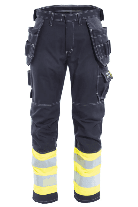 Tranemo Workwear Tranemo Tera Tx Windbreaker 586681 Multinorm Dame Håndverksbukse Gul/marine 38 TALL