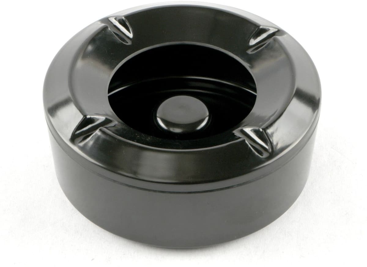 Horeca Professional Posacenere Antivento 10,5 cm Nero