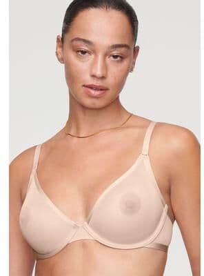 Plus Size Women's The Plunge - Mesh by CUUP in Dove (Size 34 E)