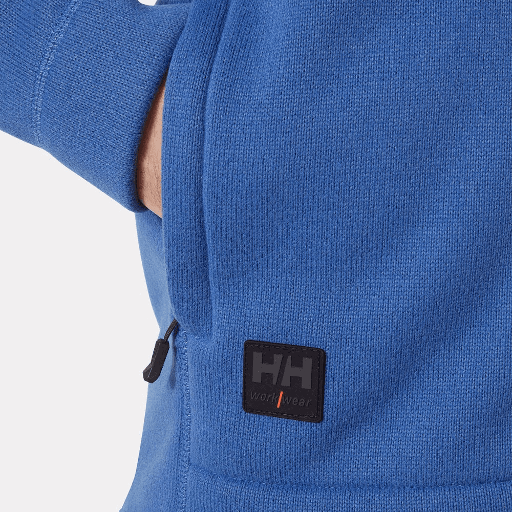 Helly Hansen Strikket 72250 Herre Fleecejakke Steinblå XL