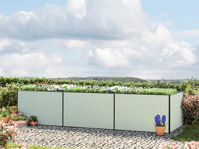 GFP 351 x 99 x 77 cm Raised garden bed, Aluminium anodised - (GFPV00391)