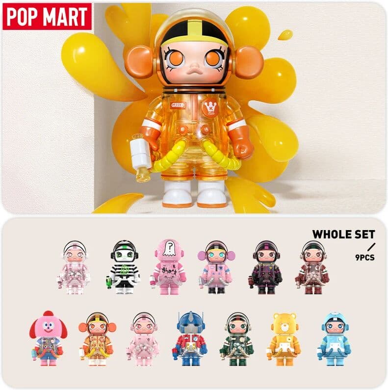 POP MART MEGA SPACE MOLLY 100% Series 4 Blind Box 1PC/9PCS Mystery Box
