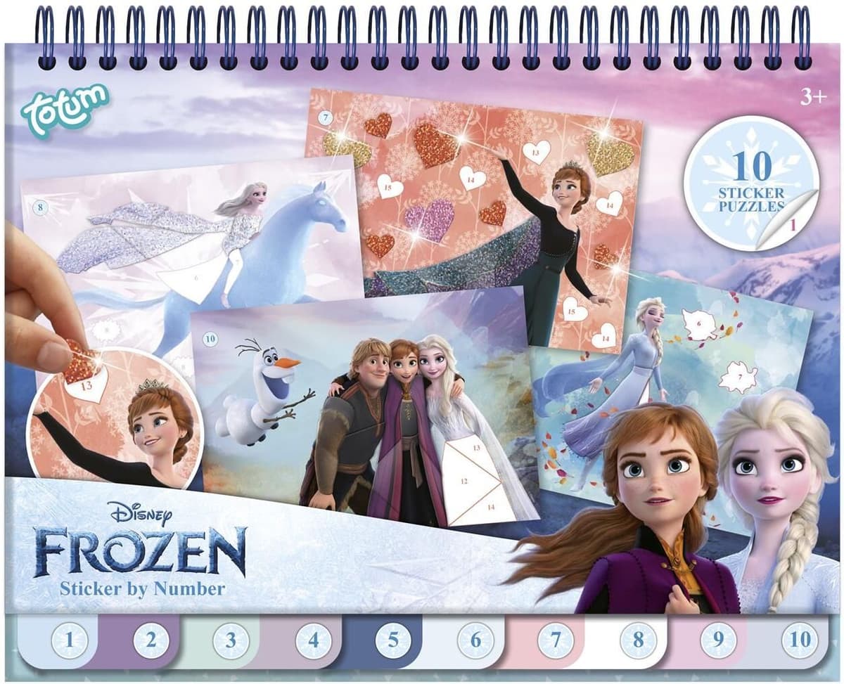 Totum: Disney Frozen - Sticker By Number Pad (TT681576)