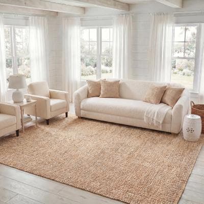 SAFAVIEH Handmade Natural Fiber Couture Seka Jute & Cotton Rug