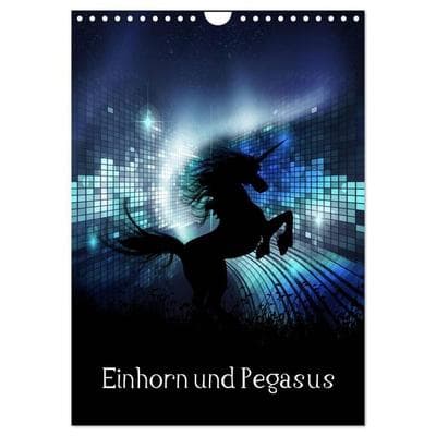 Einhorn und Pegasus (Wandkalender 2027 DIN A4 hoch), CALVENDO Monatskalender