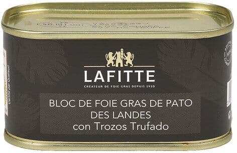 Lafitte Foie gras de pato trufado a la trufa negra 30% .