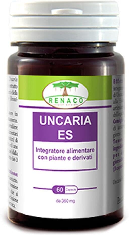 RENACO BY ALCHEMIA Renaco Uncaria Es - Integratore Antinfiammatorio Naturale - 60 capsule da 360 mg
