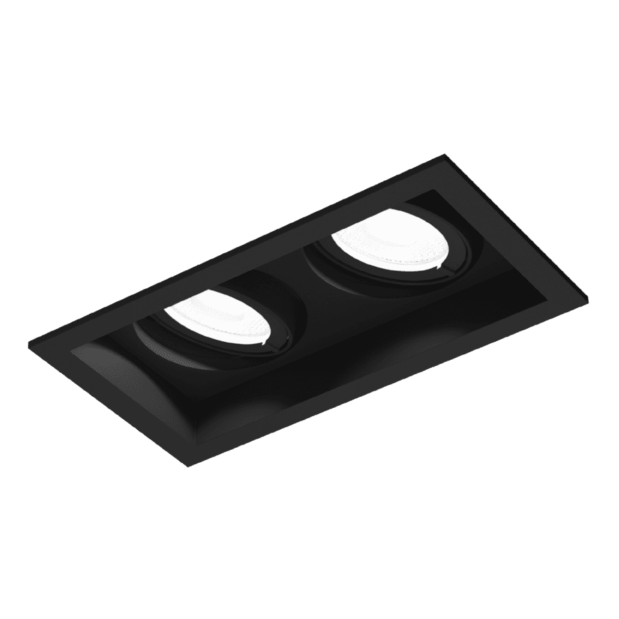 Wever & Ducré Einbauleuchte PLANO PETIT CEILING REC 2.0 LED schwarz 3000K 162561B5 5404037307579