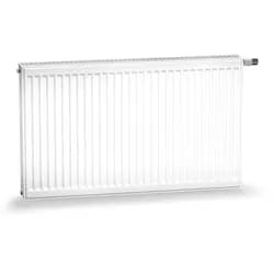 Kermi therm-x2 Profil-Ventilheizkörper Typ 12, 500x900x64 mm, weiß RAL 9016 seidenglanz, 10 bar, Ventil rechts, Wärmeleistung 957 Watt